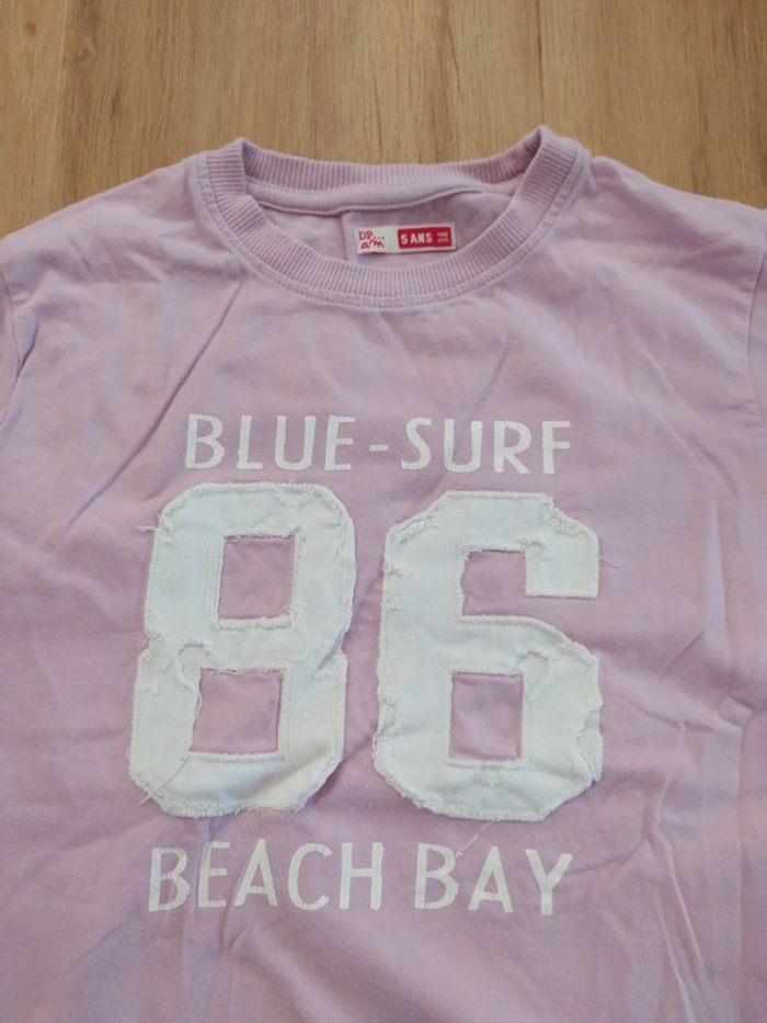T-shirt DPAM 5 ans Blue surf 86 beach bay