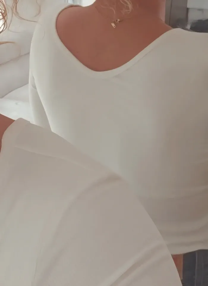 T shirt manche longue brassière rembourrée intégrée - photo numéro 7