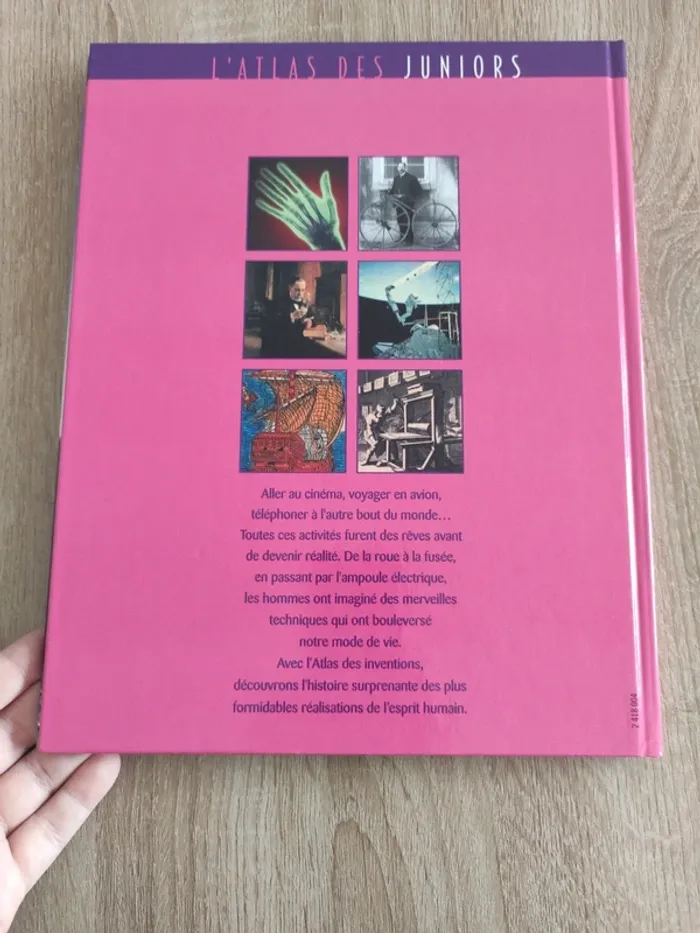 Livre édition atlas les inventions - photo numéro 2
