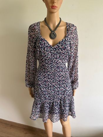 Robe imprimée neuve à manches longues Morgan taille 36 (valeur 80€)