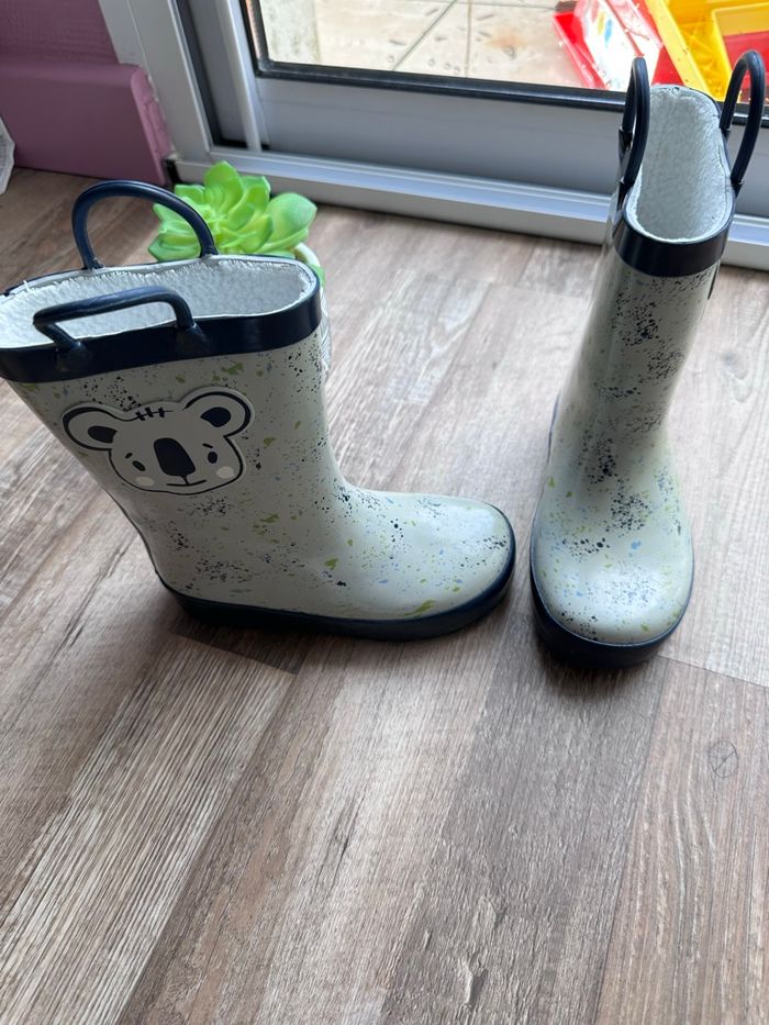 - Bottes Saxo blues - Pointure 28 - Très bon état - photo numéro 2