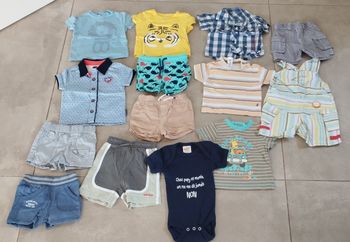 Lot de vêtements été garçon 6 mois