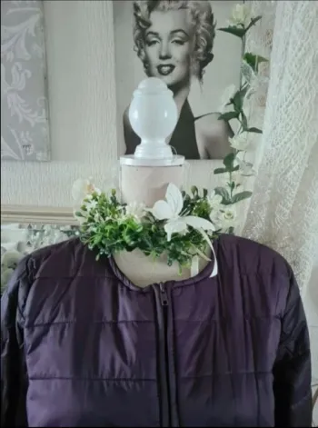 Doudoune fine violette Tissaia Taille 44 (42) Neuve