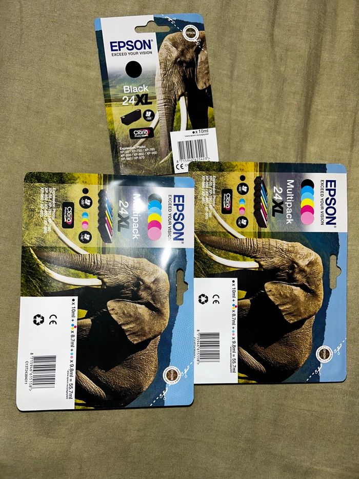 Lots de Cartouches  EPSON 24XL