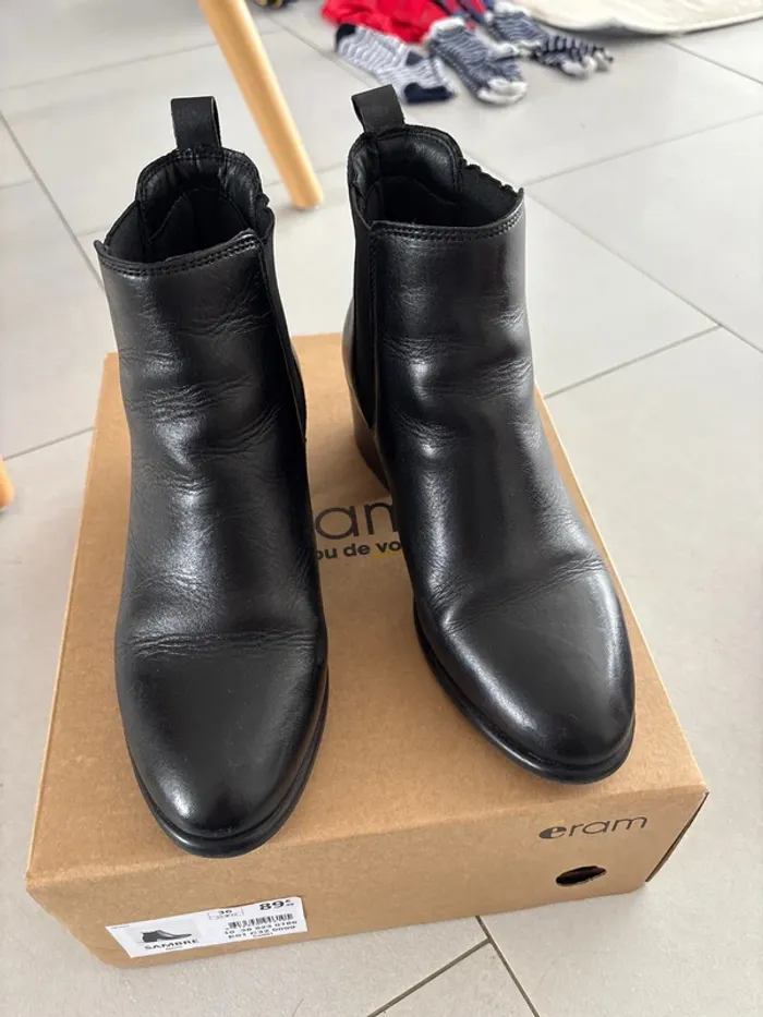 Bottines noires Eram - photo numéro 2