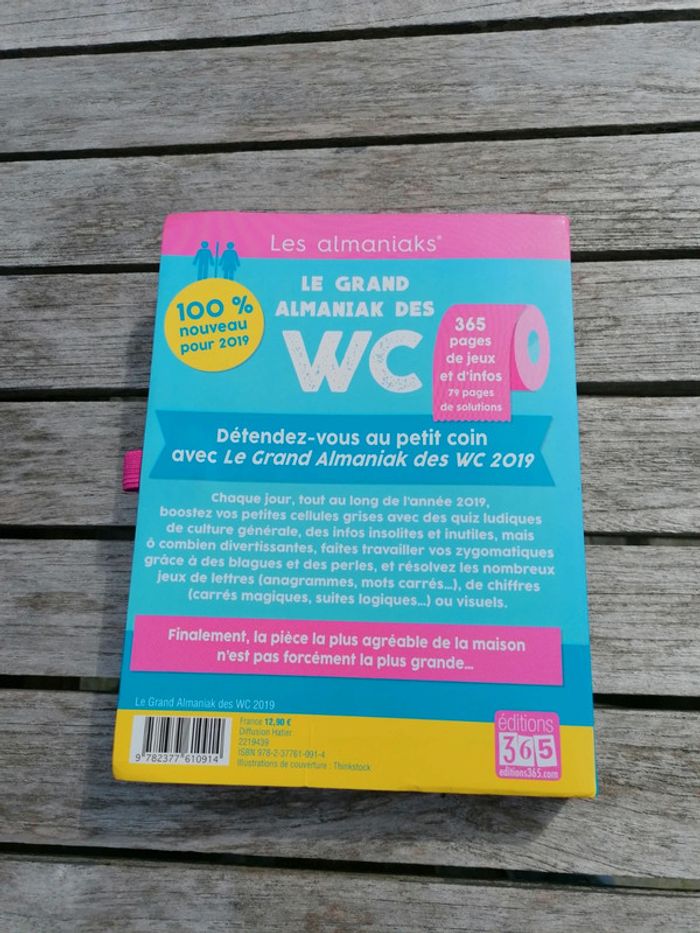Livre magazine jeu Le grand Almaniak des WC 2019 - photo numéro 2