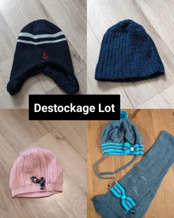Destockage bonnets 6-12 Mois