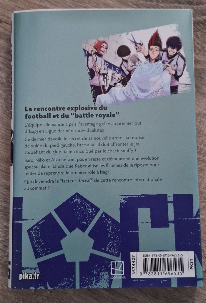 Livre Bluelock 25 - photo numéro 2