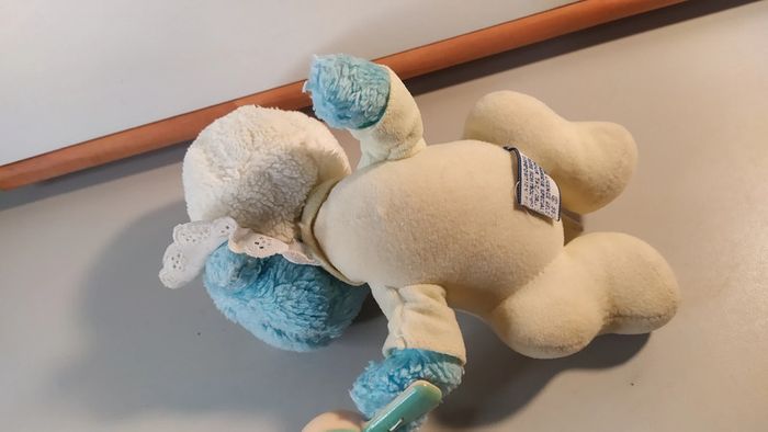 vintage peluche bébé schtroumpf - photo numéro 4