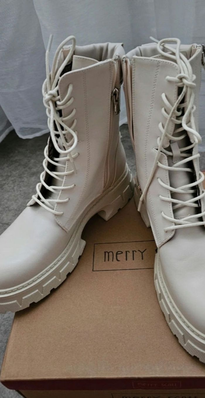 Bottine ranger  femme de la marque merry Scott 40 Neuf - photo numéro 5