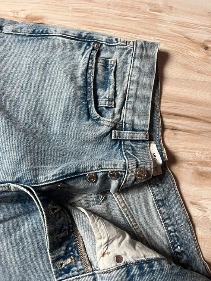 jeans jeans droit mom mango - photo numéro 3