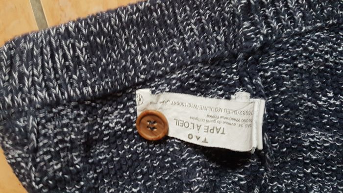 Gilet garçon 5 ans marine et blanc Tape à l'oeil - photo numéro 3