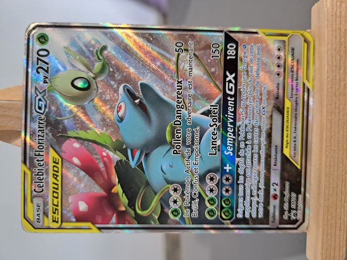 Celebi et florizarre gx SM167 alternative escouade - Pokémon promo Soleil & lune FR