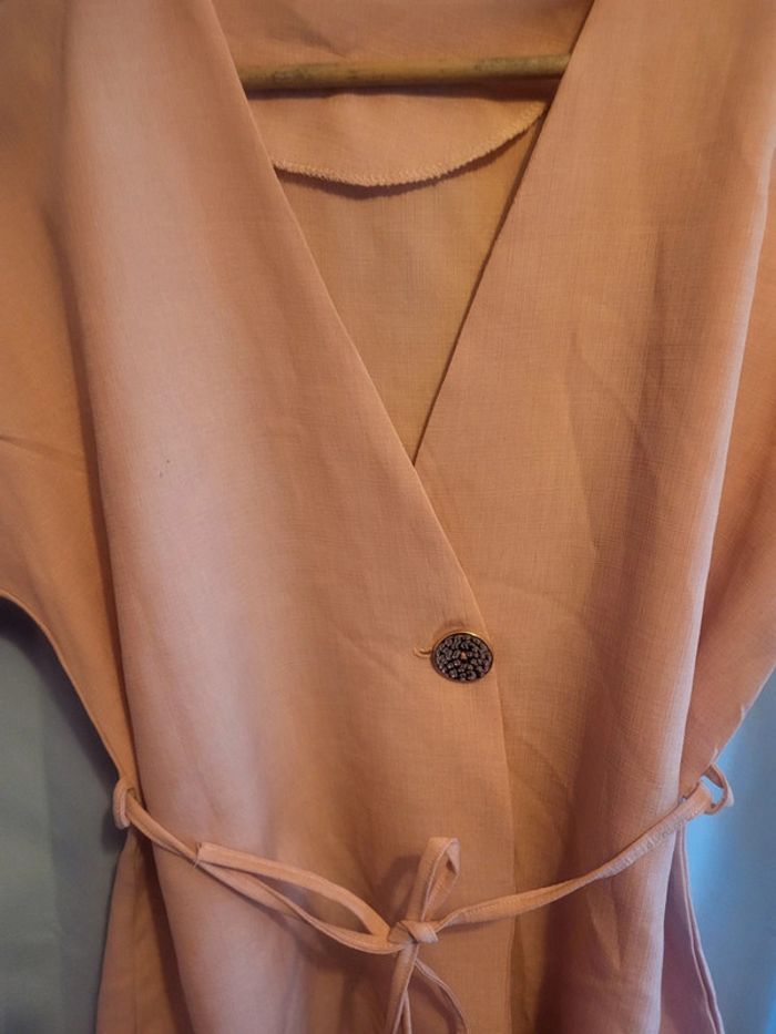 Blouse manches courtes rose - photo numéro 3