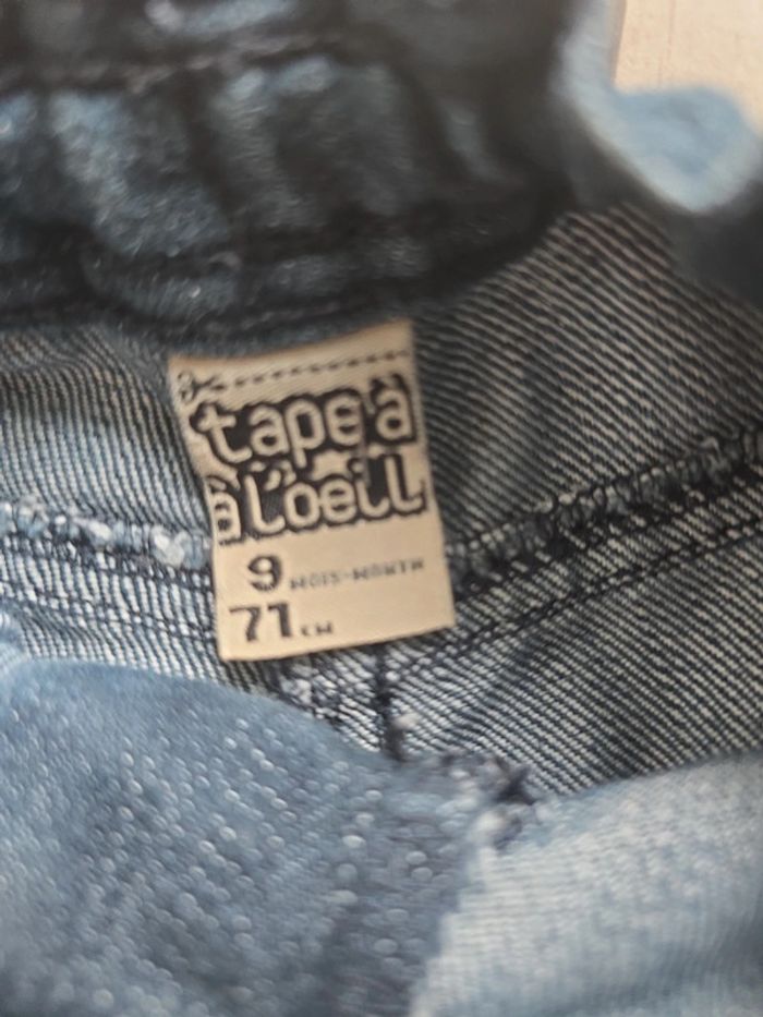 Short en jean 9 mois tape à l'oeil - photo numéro 4