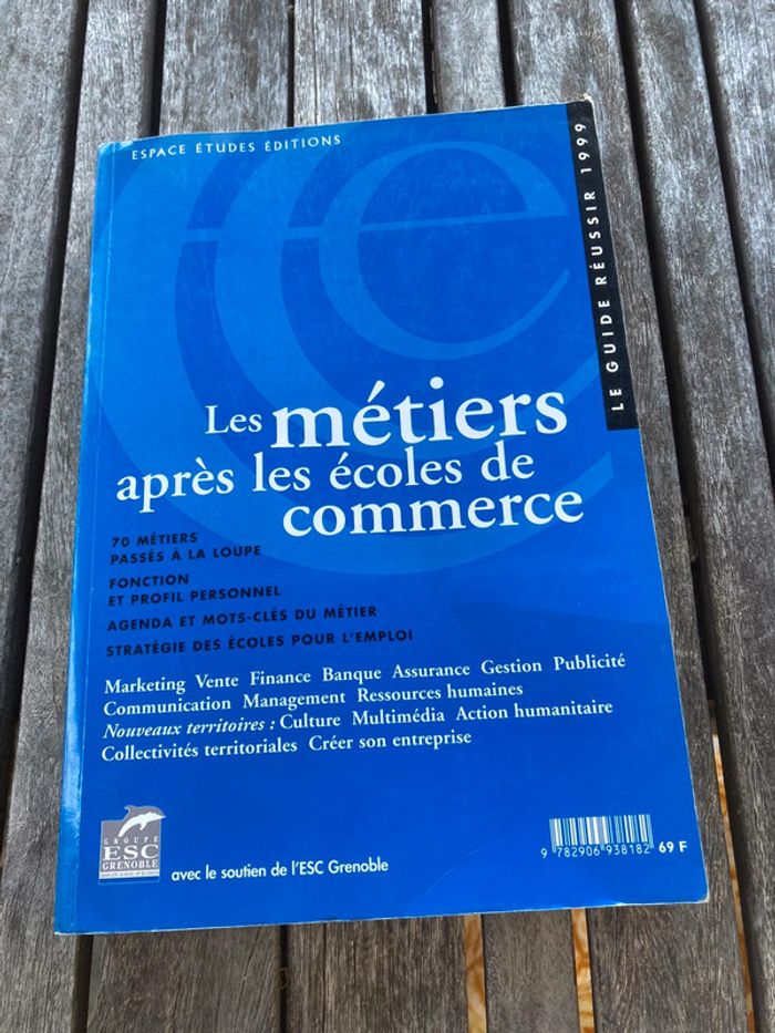 Livre Les métiers après une école de commerce