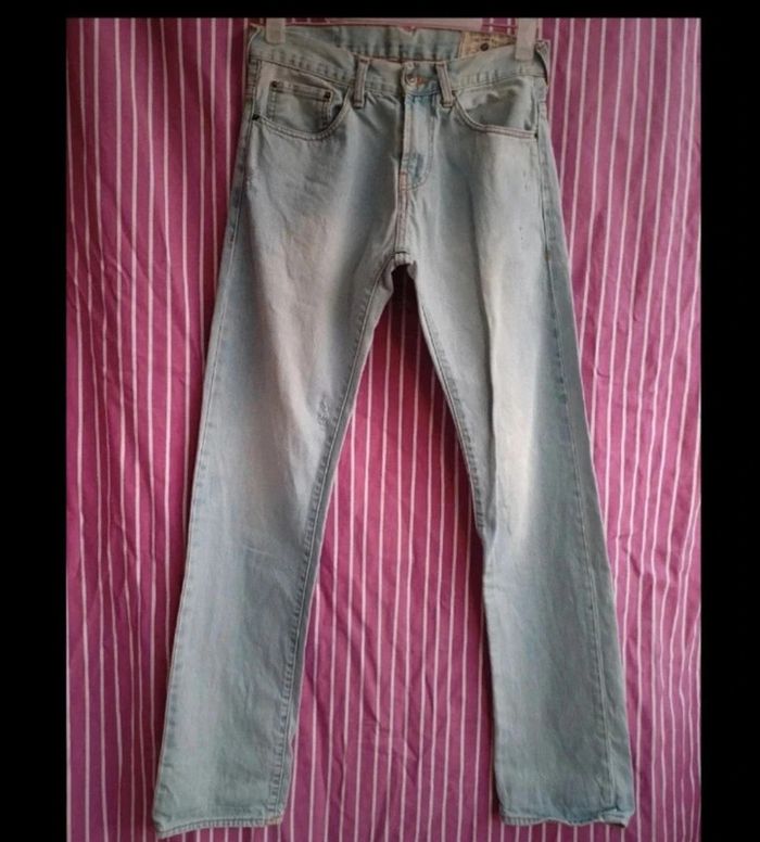 Pantalons blues jeans droites 💙 - photo numéro 3