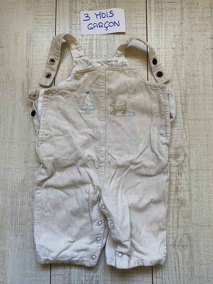 Salopette sapin et cerf