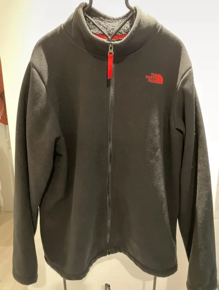 Veste polaire noire The North Face garçon XL 18/20– convient femme/homme taille S - photo numéro 12