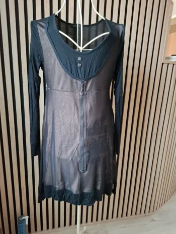 Robe noire marron  Cicéro taille unique ( 38 au 42 .