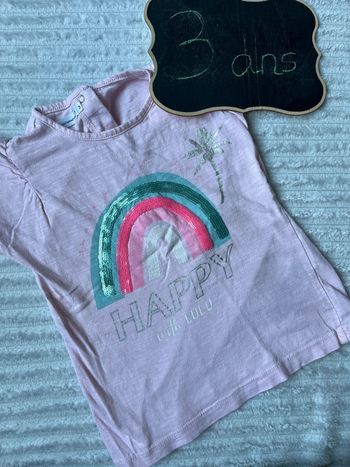 Teeshirt lulu castagnette 3 ans