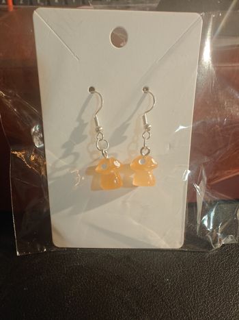 Boucles d'oreilles champignons phosphorescentes