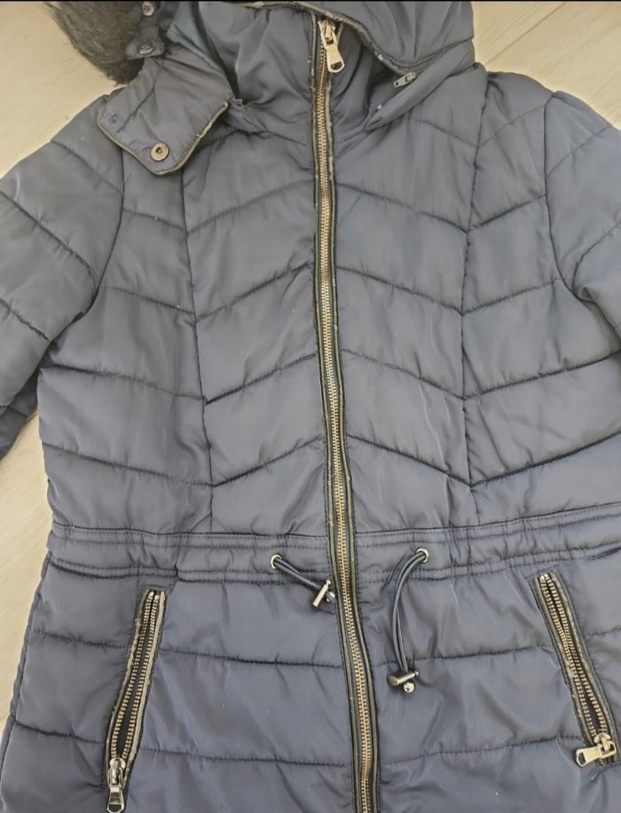 Doudoune cintrée Camaïeu marine taille S - photo numéro 3
