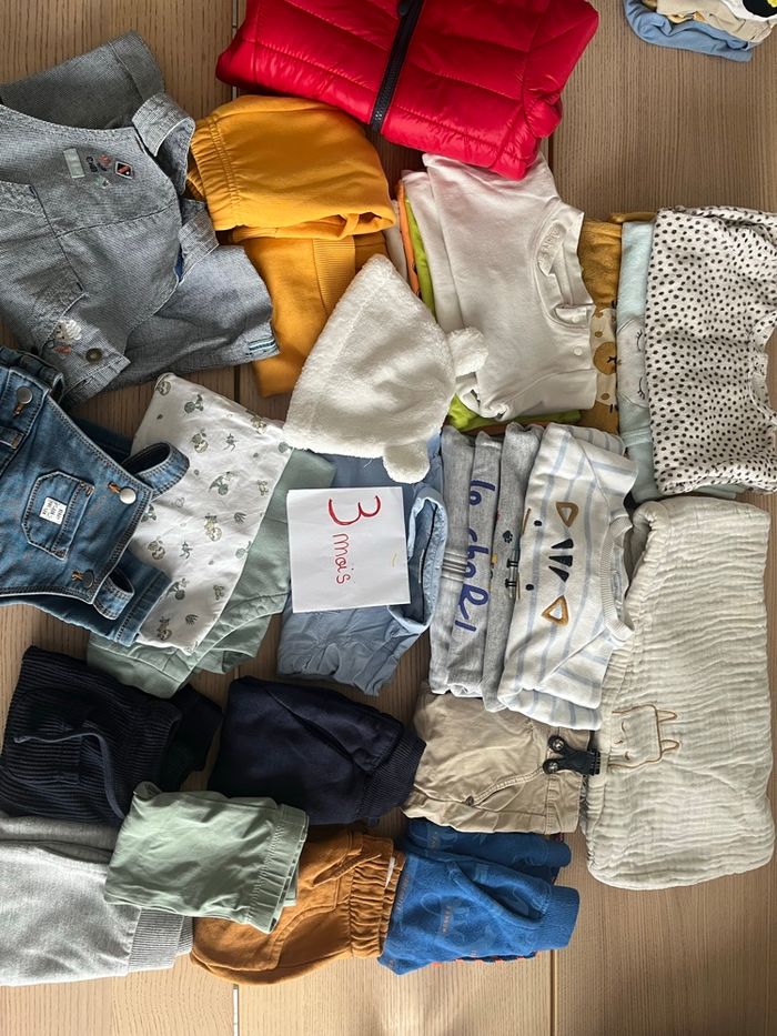 Lot vêtements hiver 3 mois