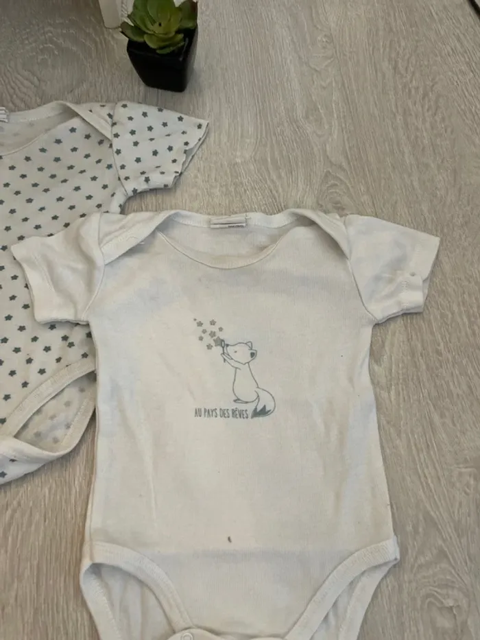 Lot de 2 body 3 mois - photo numéro 2