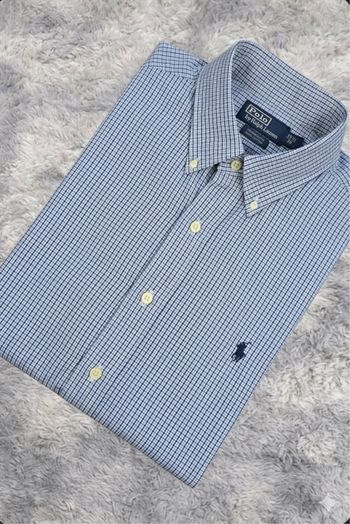 Chemise Ralph Lauren / Bleu / Taille M / 100% Coton