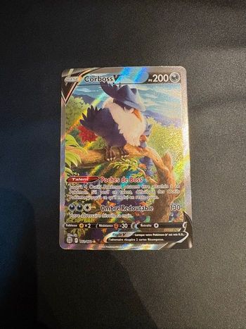 Carte Pokémon Corboss V 162/172 EB09 alternative alt Epée et Bouclier Stars Etincelantes EB9 EB09 fr