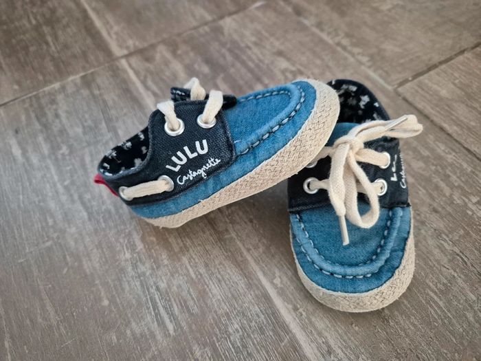 Chaussures souple bateaux bébé lulu castagnettes
