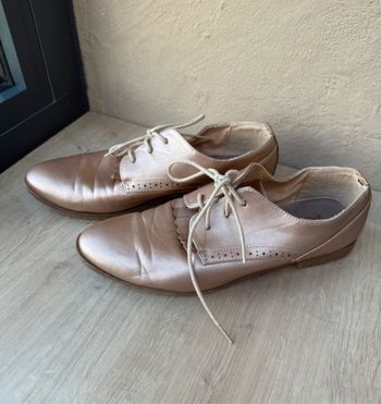 Derbies rose poudrée