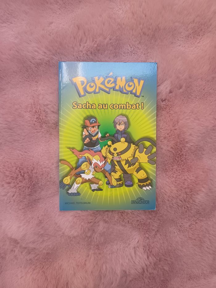 Livre enfant pokemon sachant au combat!