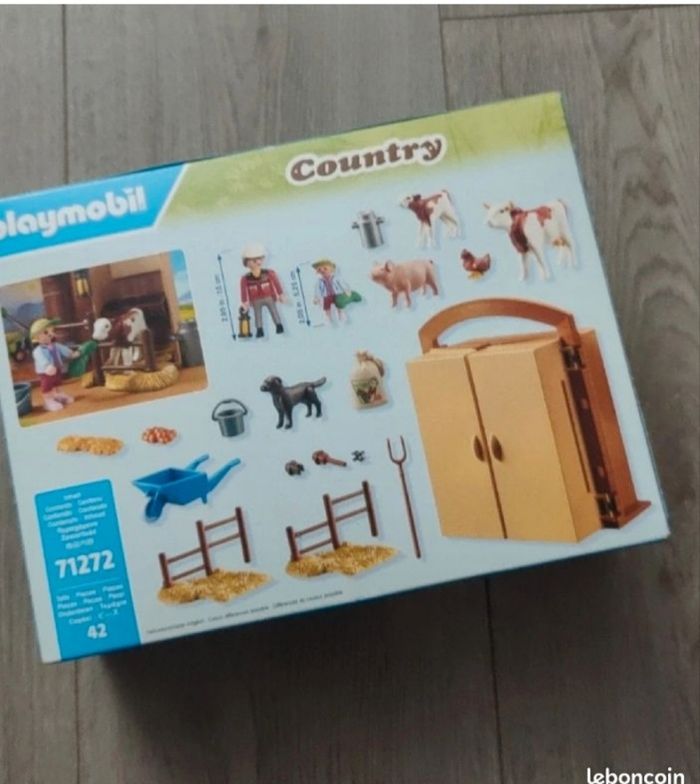 Jouet Playmobil country étable portative neuve - photo numéro 5