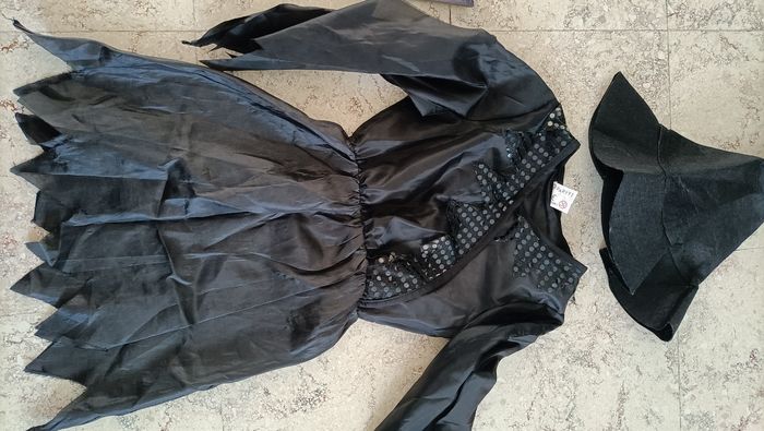 Costume enfant 3/5 ans robe de sorcière
