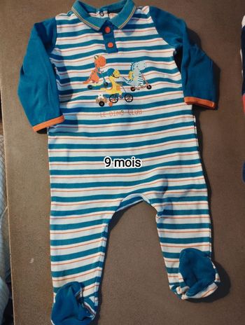 Pyjama sergent major 9 mois