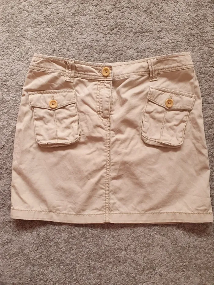 Mini jupe Esprit beige taille 38