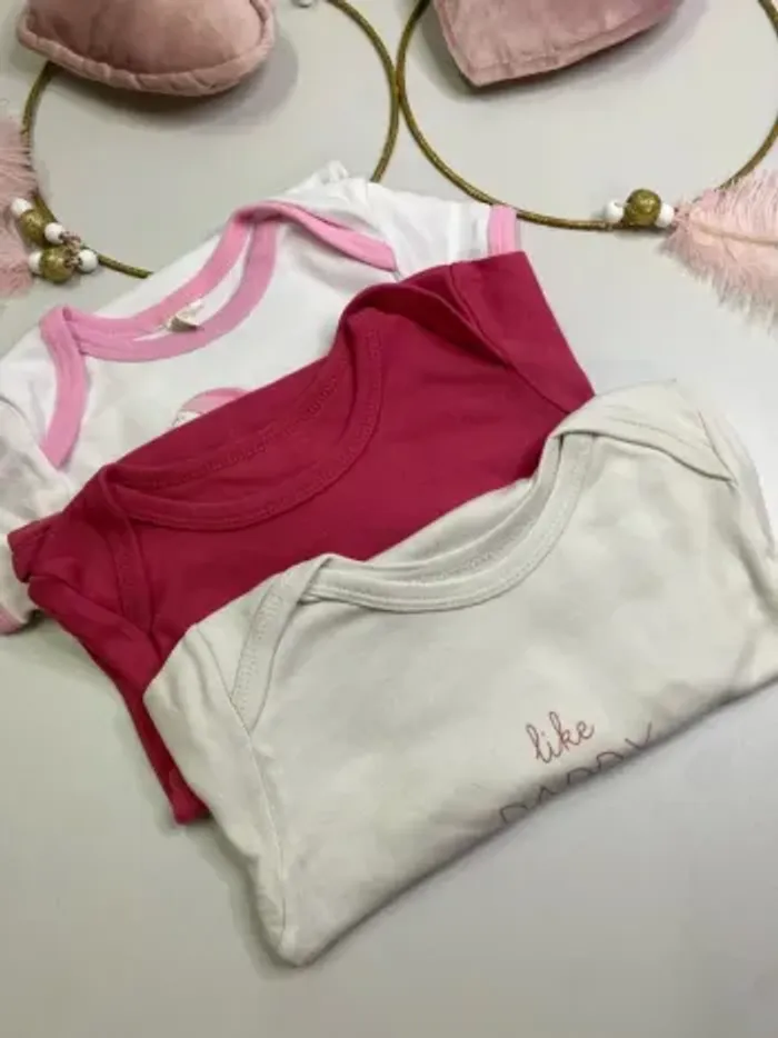 Lot de 3 bodies fille - Taille 18 mois