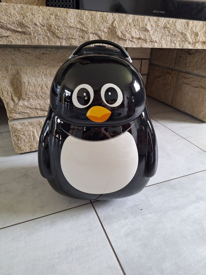Valise enfant pingouin