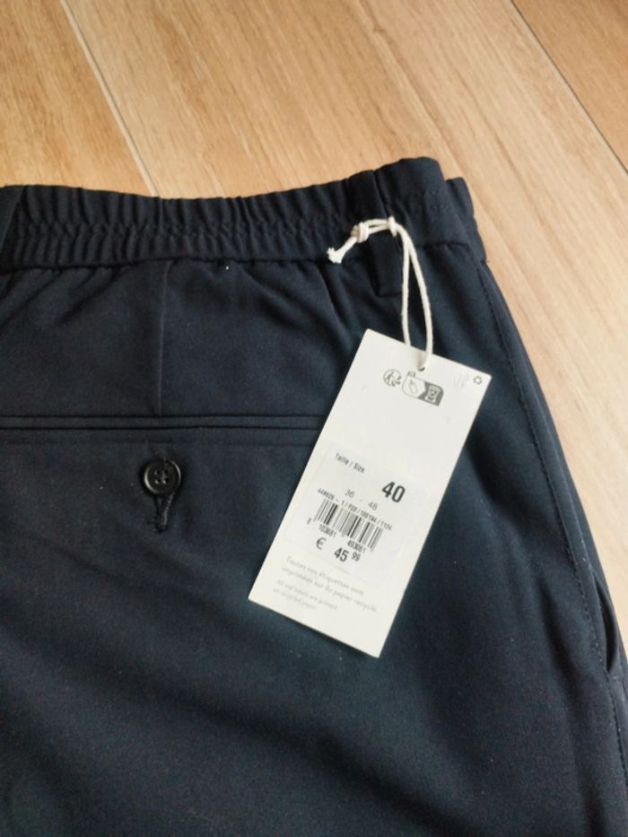 Pantalon chino marine homme neuf 40 - photo numéro 2