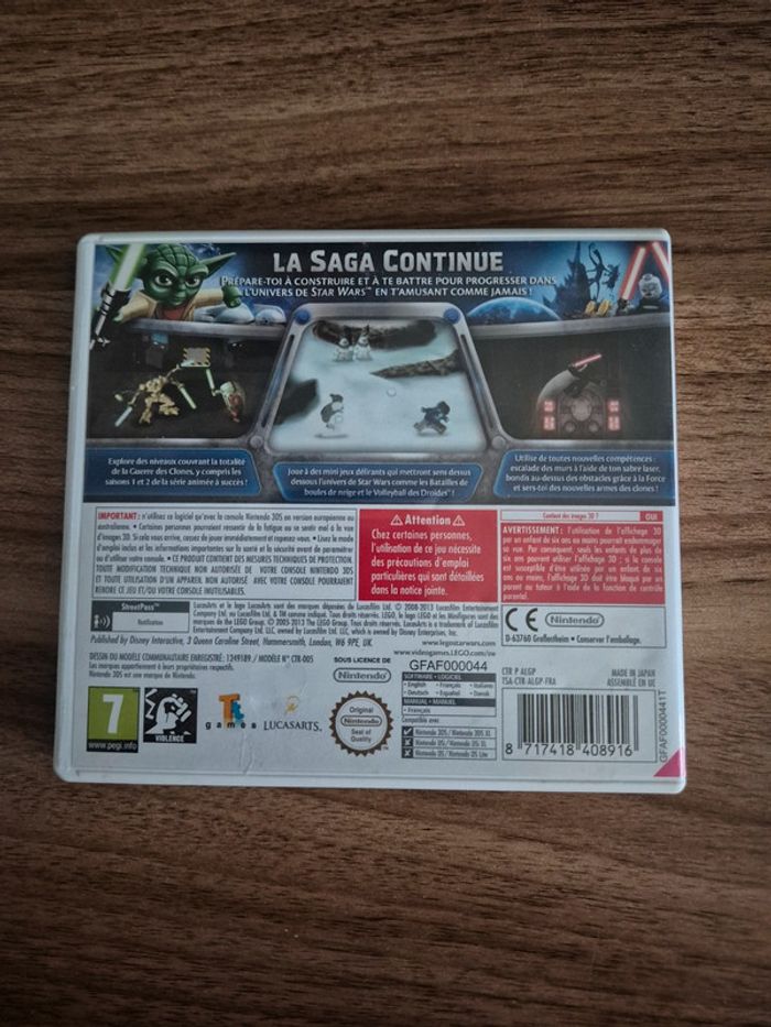 Jeu Nintendo 3ds star wars 3 - photo numéro 2