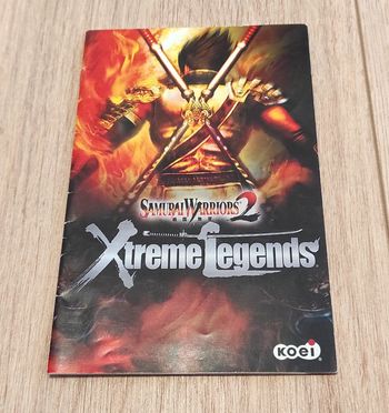 Notice samurai warriors 2 Xtreme legends ps2
