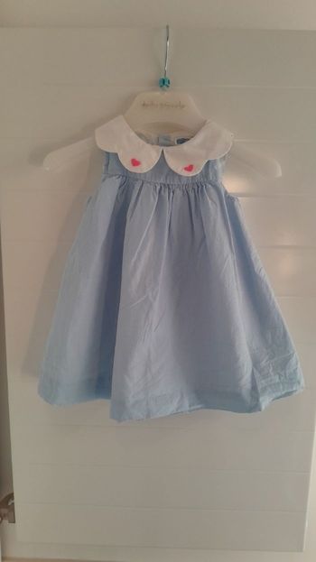 Robe col claudine neuve jacadi 12 mois