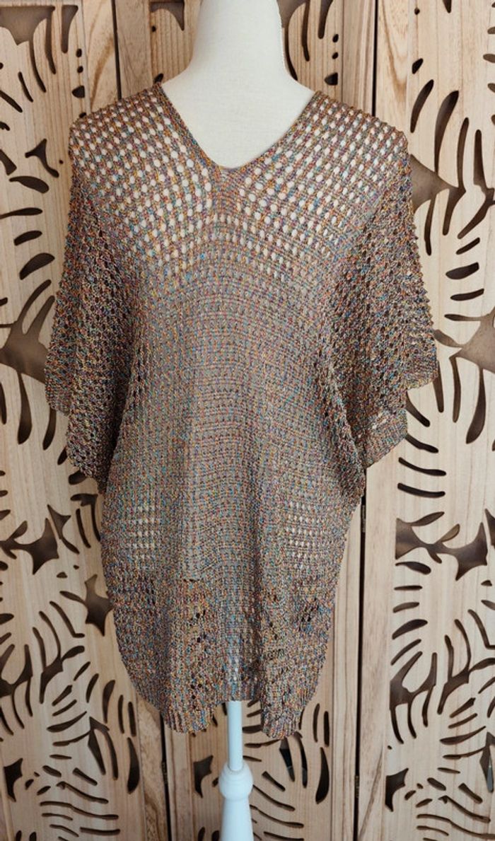 Tunique maille ajourée multicolore Yu.Yu - photo numéro 6