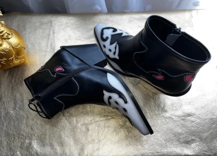 Superbes bottines en cuir, taille 38, Neuf - Paul & Joe - photo numéro 10