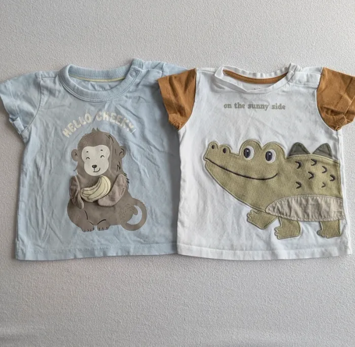 Lot 2 tee shirt c&a 6 mois