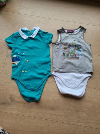Lot de 2 bodies Sergent Major