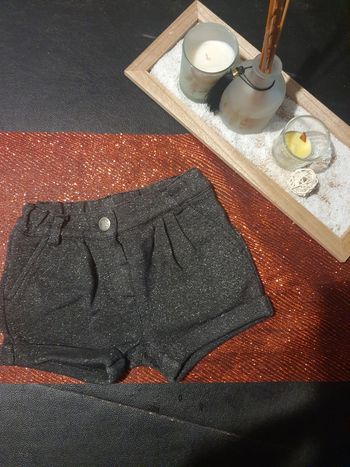 🌺 short a paillettes 24 mois