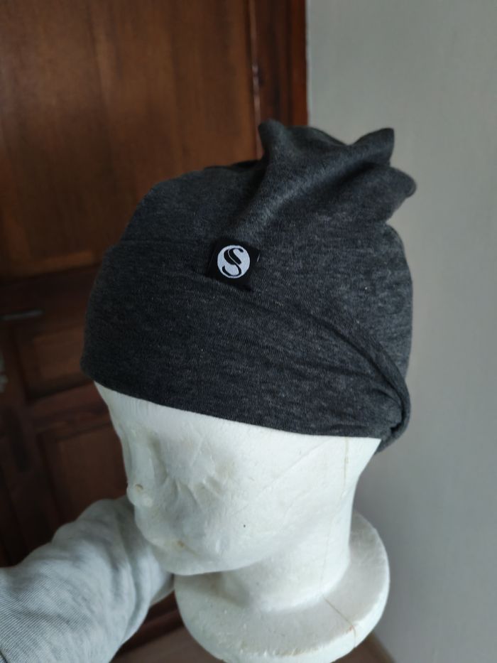 Bonnet gris chiné en coton Stark Soul TU - photo numéro 2